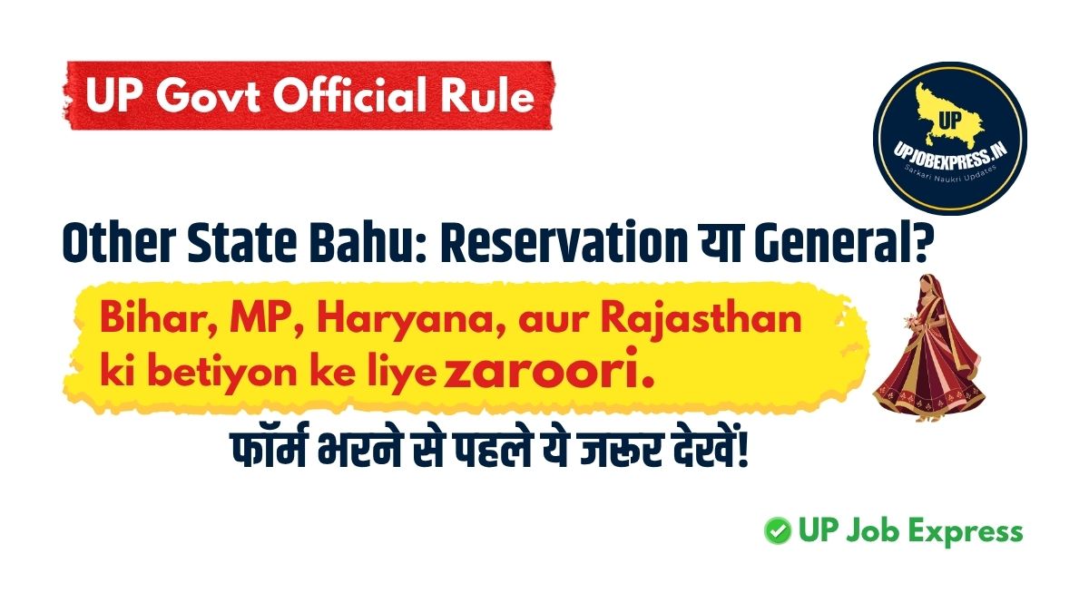 Other State Reservation UP