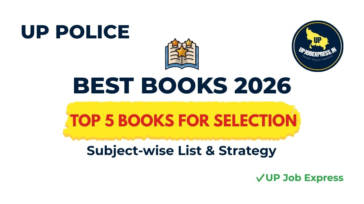 UP Police Best Books 2026 Subject wise List UP Job Express