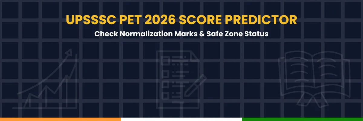 UPSSSC PET Score Predictor Tool 2026